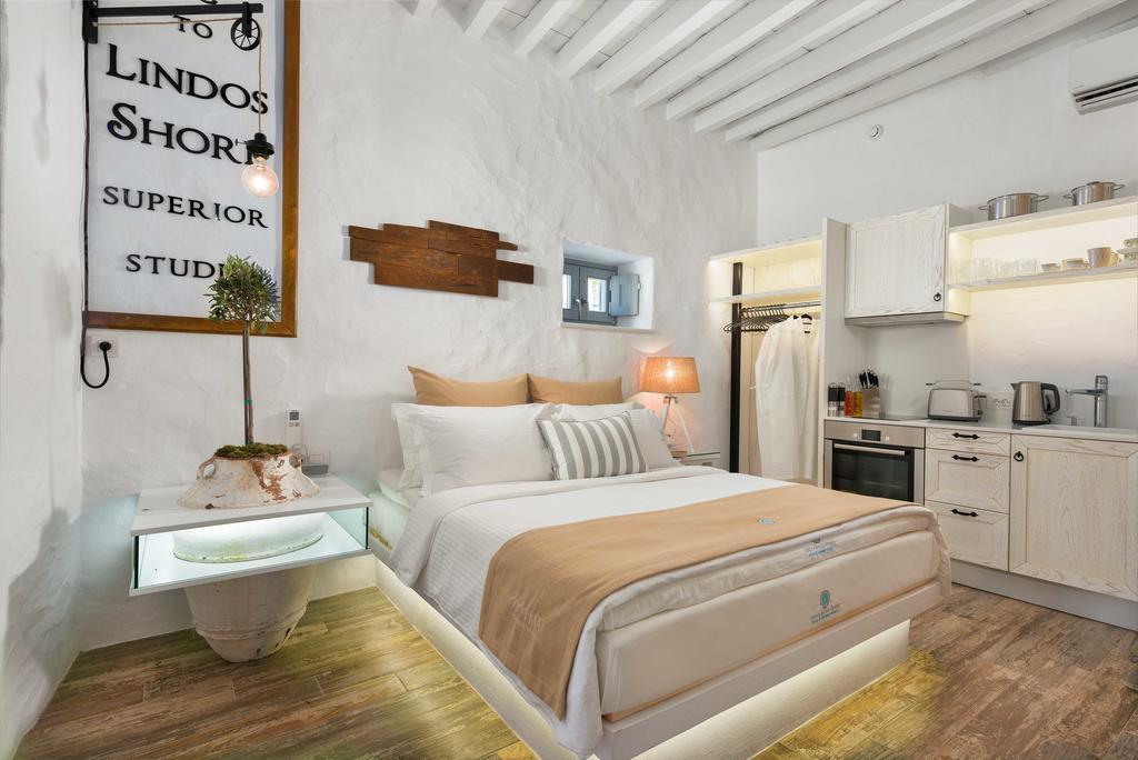 Lindos Shore Superior Studio Exterior foto